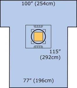 3M Cesarean-Section Sheet & Pouch w/Ioban 2 Incise Film - Steri-Drape Cesarean-Section Drape with Ioban 2 Incise Pouch - 6697