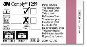 Comply Sterilizer Record Cards 67200 by 3M Healthcare