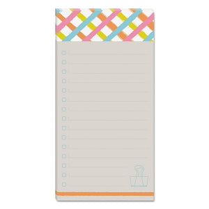 3M Healthcare Post-It Notes - Post-it Assorted Designs 4" x 8" Lined 75-Sheet Adhesive Notes - 7366-OFF3