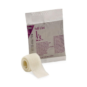 3M Scotchcast Soft Cast Casting Tape - 3M Scotchcast Soft Casting Tape 82101, White, 1" x 4 yd. - 82101