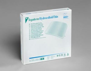 3M Healthcare Tegaderm Hydrocolloid Thin Dressings - Tegaderm Thin Dressing, Square, 4" x 4" - 90022