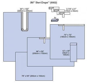 3M Healthcare Orthopedic Steri-Drape Pack - Steri-Drape Orthopedic Pack with Access - 9002