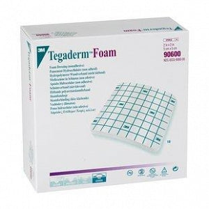 3M Tegaderm High-Performance Nonadhesive Foam Dressing - Non-Adhesive Tegaderm Foam Dressing, 2" x 2" - 90600