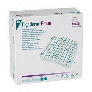 3M Tegaderm High-Performance Nonadhesive Foam Dressing - Non-Adhesive Tegaderm Foam Dressing, 2" x 2" - 90600