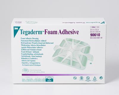 3M Healthcare Tegaderm High Performance Foam Dressing - DRESSING, FOAM, TEGADRM, SQ, 5-5/8"X5-5/8" - 90612