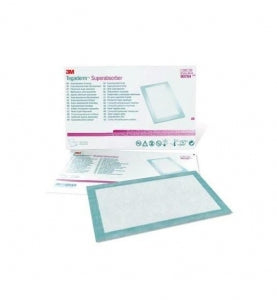 3M Healthcare Tegaderm Superabsorber Dressings - Tegaderm Superabsorber Dressing, 7-7/8" x 11-3/4" - 90704