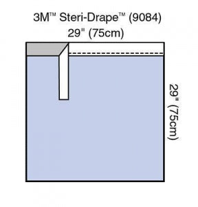 3M Healthcare Steri-Drape Adhesive Towel Drapes - Steridrape Prevention Towel, 29" x 29" - 9084