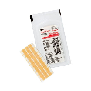 3M Healthcare Steri-Strip Skin Closure Strips - Skin Closure Strip, Antimicrobial, 1/4" x 3" - A1841