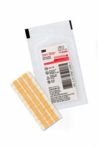 3M Healthcare Steri-Strip Skin Closure Strips - Skin Closure Strip, Antimicrobial, 1/4" x 3" - A1841