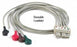 3M Healthcare 3 Lead Reusable Leadwire GE to Snap - Reusable Snap Leadwire, 3 Lead, 51" - GERLW3S51