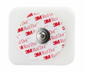 3M Red Dot Monitoring Electrodes with Foam Tape and Sticky Gel - Novaplus ECG Snap Electrode, Foam - V2560