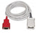 Masimo Corp LNCS Red Patient Cables - LNC-04 Patient Cable, 4' - 2055