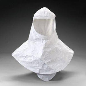 3M Healthcare H-Series Replacement Hoods - Tyvek QC Hood with Inner Bib - H-420-10