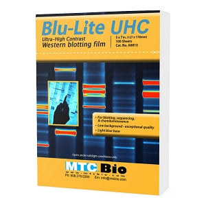 MTC Blu-Lite UHC Autoradiography Film - FILM, AUTORADIOGRAPHY UHS, 5X7IN - A8813