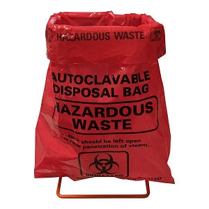 MTC Bio Autoclave & Biohazard Bags - BAG, AUTOCLAVE, RED, 21.6X28CM - A9004R