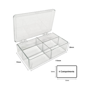 MTC Western Blotting Boxes & Lid - BLOTBOX, 4 COMPARTMENTS, PK/6 - B1203