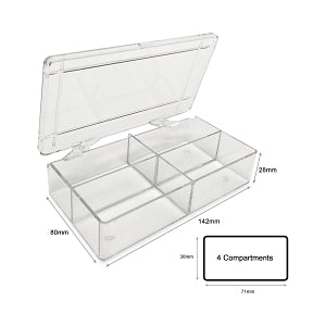 MTC Western Blotting Boxes & Lid - BLOTBOX, 4 COMPARTMENTS, PK/6 - B1204