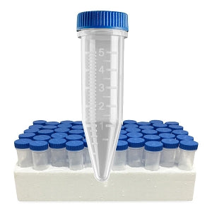 MTC Screw Cap 5 mL MacroTubes - Screw-Cap MacroTube Centrifuge Tube, Sterile, 5mL, Attached Caps, Foam Racks, Clear - C2540