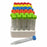 MTC SpectraTube 15 mL/50 mL Sterile Centrifuge Tubes with Caps - SpectraTube Centrifuge Tube with Assorted-Color Screw Caps, 15mL, 17x118mm, Sterile, 50 Tubes / Foam Rack - C2715