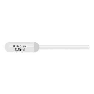 MTC 4 mL Short-Stem Transfer Pipets - PIPETTE, TRANSFER, 4ML, SHORT STEM, 3.5ML - P4132-00