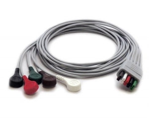 Mindray DS ECG Lead Wires - ECG Snap Lead Wire, 5 Leads, Universal, 18" - 0012-00-1503-01