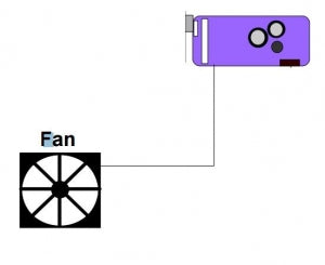 Mindray DS Spectrum / Accessories - Fan / Cable Assembly for Datascope Spectrum and Passport II Monitor - 0012-00-1622-01