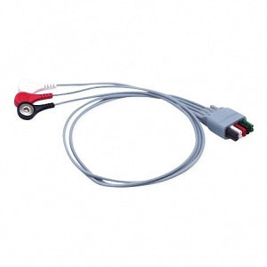 Mindray 3 Lead Mobility ECG Snap Lead Wires - ECG Mobility Lead Wires, 3-Lead, Snap-On, 36" - 0012-00-1503-06