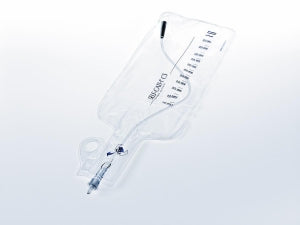 Coloplast Self-Cath Closed Systems with Insertion Supplies - Self-Cath Closed System Intermittent Catheter with Insertion Supplies, Prelubricated, Straight Tip, Sterile, 1100 mL, 10 Fr x 16" - 1010