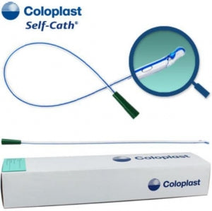 Coloplast Self-Cath Olive Coudé Tip Catheters - Urethral Self Catheter, Coude Tip, 14 Fr - 814