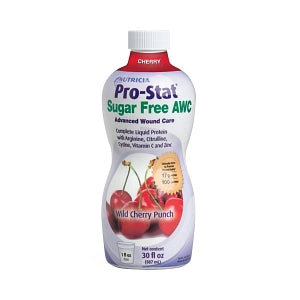 Nutricia North America Pro-Stat Sugar Free AWC Liquid Protein Nutritional Supplement - Pro-Stat AWC Sugar-Free Liquid Protein, 30 oz. Cherry - 40130