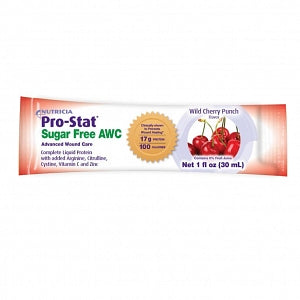 Nutricia North America Pro-Stat Sugar Free AWC Liquid Protein Nutritional Supplement - Pro-Stat AWC Sugar-Free Liquid Protein, 1 oz. Cherry - 40130-U