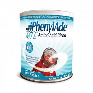 Nutricia PhenylAde MTE Amino Acid Blend Nutritional Drink Mix - PhenylAde Damino Acid Blend Drink Mix, Unflavored, 454 g. - 9596