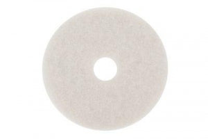 3M Healthcare 4100 Series White Super Polish Pads - 4100 Series Super Polish Pad, White, 13" - 61500045077