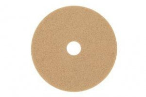 3M Healthcare 3400 Series Tan Burnish Pads - Tan Burnish Pad 3400 for Floor Polishing Machine, 20" - 61500045333