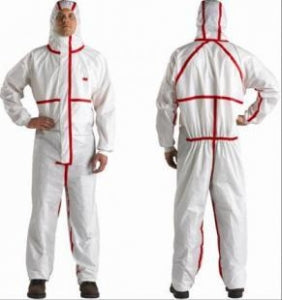 3M Healthcare Disposable Chemical Protective Coverall - Chemical Protective Coveralls, Disposable, 4XL - 4565-4XL