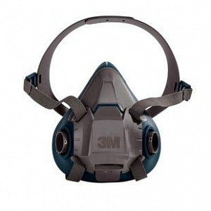 3M Healthcare Rugged Comfort Half Facepiece Respirator - Rugged Comfort Half Face Piece Reusable Respirator, Size L - 6503