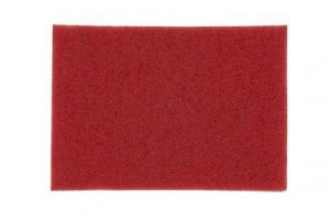 3M Healthcare 5100 Series Red Buffer Pads - 5100 Series Red Buffer Pad, 5/Case, 14" - 70071315090