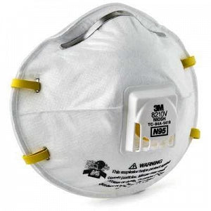 3M Healthcare Particulate Respirator 8210V Mask - N95 Particulate Respirator - 8210V