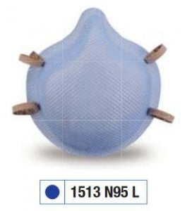 Moldex-Metric In Respirator with Mask - 1500 N95 Series Healthcare Particulate Respirator and Surgical Mask, Size L - 1513