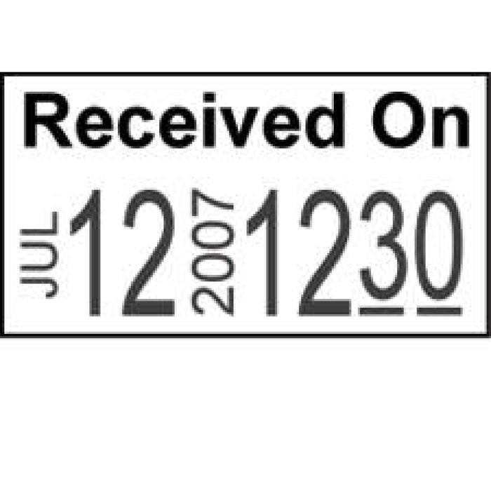 Label Compatible With Monarch 1131 Guns Paper Permanent Received On 7/16" X 7/9" White 2500 Per Roll, 8 Rolls Per Box