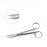 Mopec Sharp / Sharp Curved Dissection Scissors - Sharp / Sharp Curved Dissection Scissors, 4.5" L, Standard-Grade - AA004