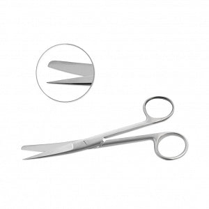 Mopec Sharp / Blunt Curved Dissection Scissors - Sharp / Blunt Curved Dissection Scissors, 5.5" L, Standard-Grade - AA011