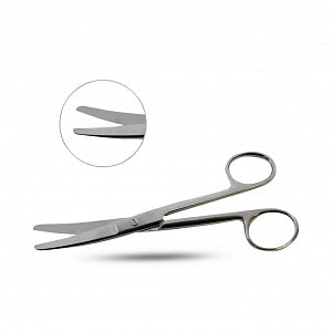 Mopec Blunt / Blunt Curved Dissection Scissors - Dissection Scissors, Blunt / Blunt, Curved, 5.5" - AA017