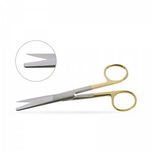 Mopec Tungsten Carbide Scissors - Tungsten Carbide Scissors, Straight, Sharp / Blunt, 5.5" - AA401