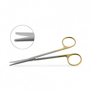 Mopec Tungsten Carbide Metzenbaum Scissors - Metzenbaum Scissors, Straight, Tungsten Carbide, 5.5" - AA407