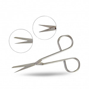 Mopec Disposable Scissors Packs - Disposable Scissors, Sharp / Blunt, 5.25" - AA604