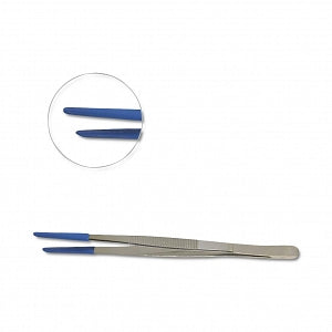 Mopec Rubber-Tip Forceps - Rubber-Tipped Forceps, 6" - AB060