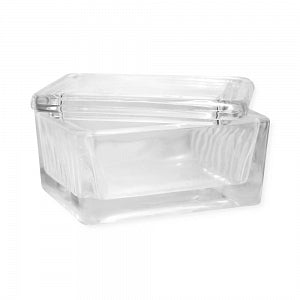 Mopec Coplin Glass Horizontal Staining Jar with Cover - Coplin Glass Horizontal Staining Jar with Cover - BA001