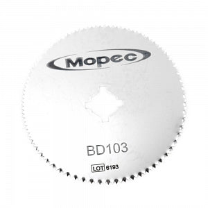 Mopec Blades for Stryker Autopsy Saws - Autopsy Saw Blade, 64 mm Round without Arbor - BD103