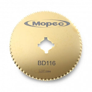 Mopec SuperCut Autopsy Saw Blades - SuperCut Autopsy Saw Blade, 64mm, Round, Without Arbor - BD116